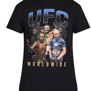 UFC Black Graphic T-Shirt for Men